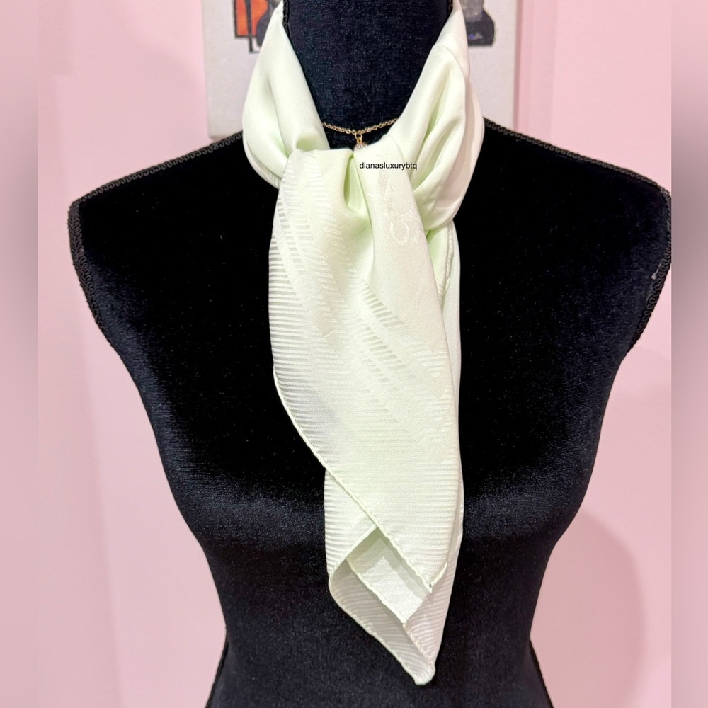 Christian Dior Mint Green Scarf